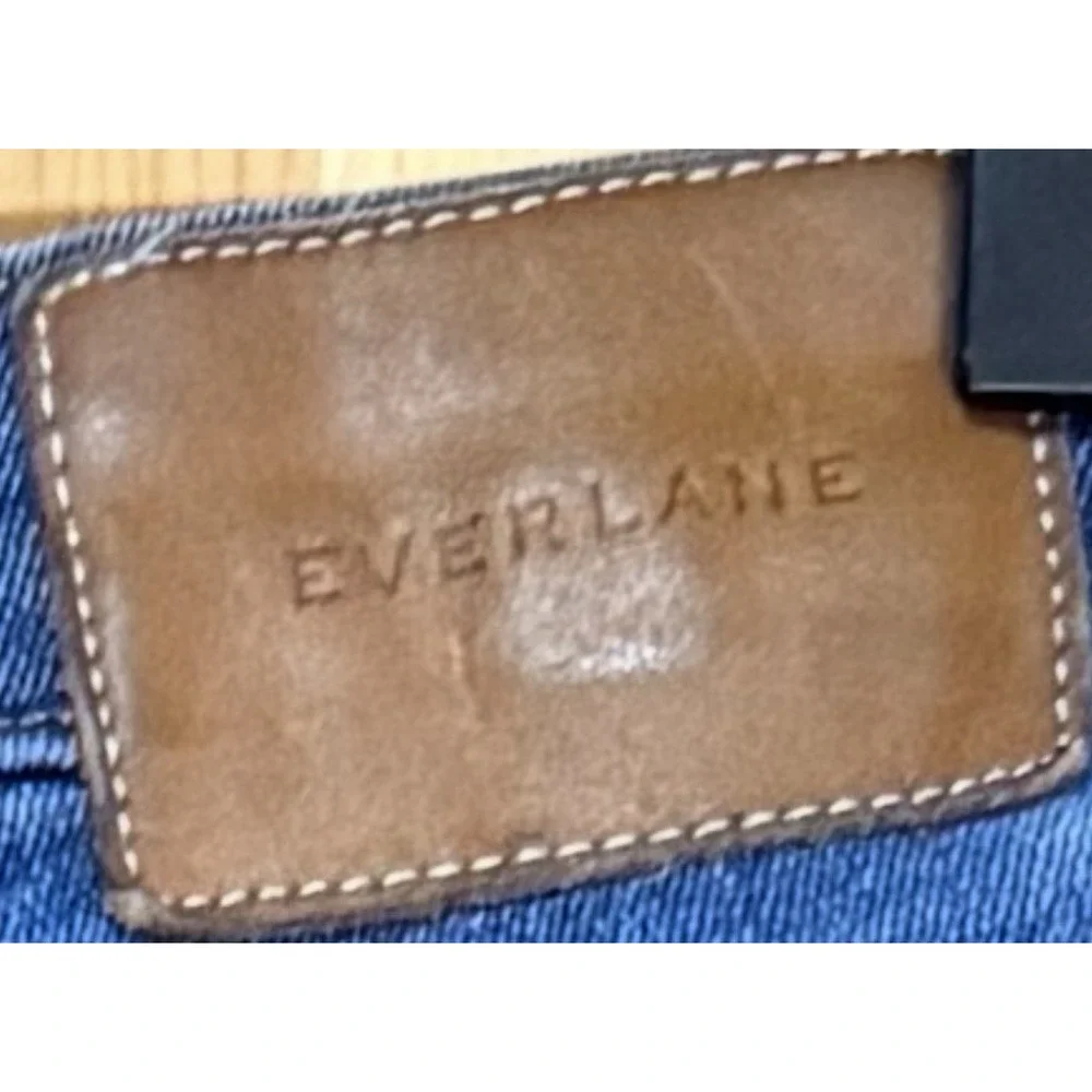 Everlane‎ Jeans Womens 27 Ankle Cotton Stretch Medium Wash Pockets Logo EUC